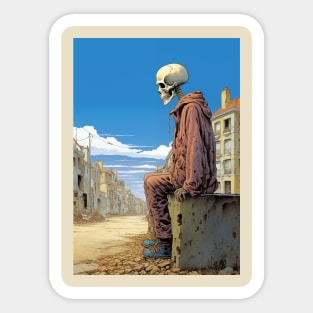 Skeleton Wanderer Sticker